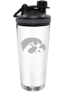White Iowa Hawkeyes 24oz Stainless Steel Bottle