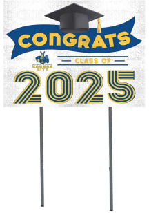 UMKC Roos KH Sports Fan 18x24 Yard Sign with Stakes Class of 2025 Yard Sign - White