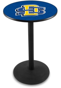 South Dakota State Jackrabbits Black Round Base Pub Table