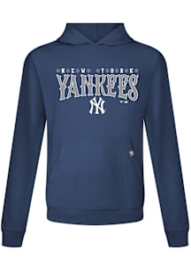 Levelwear New York Yankees Mens Navy Blue Relay Snowflakes Hood
