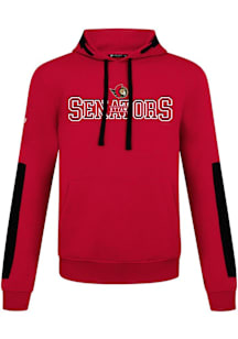 Levelwear Ottawa Senators Mens Red Bombay Journey Long Sleeve Hoodie
