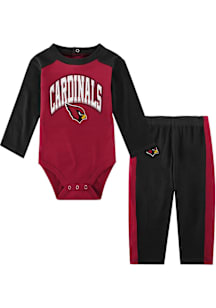 Arizona Cardinals Infant Red Rookie of the Year Set Top and Bottom