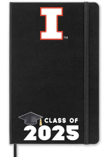 Black Illinois Fighting Illini Class of 25 team logo Notebook and Folder