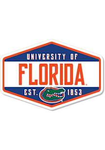 Florida Gators 3.5" Est. Badge Rugged Stickers - Blue