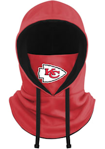 Forever Collectibles Kansas City Chiefs Red Retro Drawstring Hooded Gaiter Mens Knit Hat