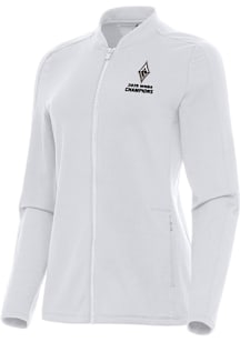 Antigua Las Vegas Aces Womens White 2025 WNBA Finals Champions Continual Light Weight Jacket