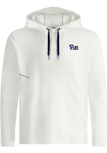 Zero Restriction Pitt Panthers Mens White TKO Long Sleeve Hoodie
