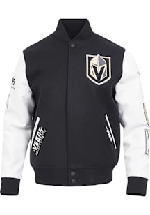 Mens Vegas Golden Knights Pro Standard Mens Classic Varsity Heavyweight Jacket - Black