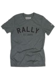 Rally St Louis Grey Arch Short Sleeve T Shirt