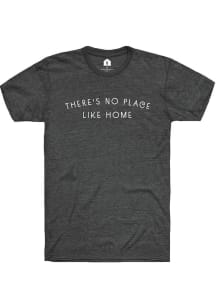 Kansas Dark Heather Grey No Place Like Home Short Sleeve T Shirt