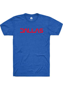 Dallas Royal Typeface Wordmark Short Sleeve T-Shirt