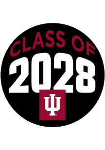 Red Indiana Hoosiers 3&quot; Class of 2028 Button