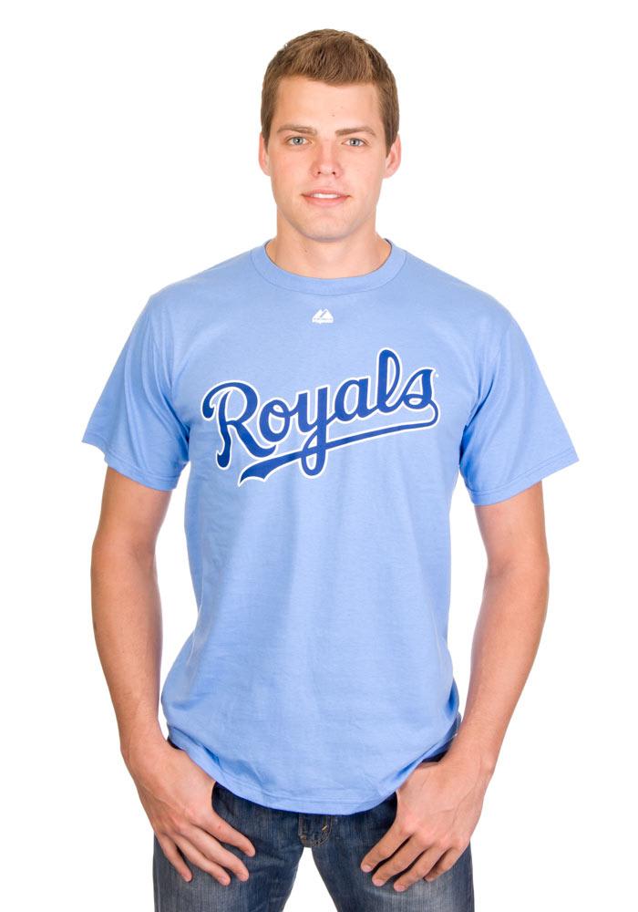 Carlos Santana Royals Name and Number Short Sleeve Player T Shirt