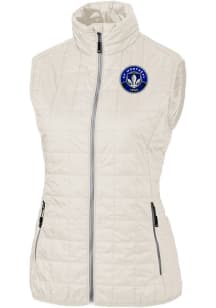 Cutter and Buck Montreal Impact Womens White Rainier PrimaLoft Vest