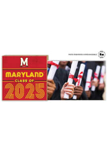 Red Maryland Terrapins Class of 2025 unique photo frame Picture Frame