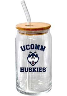UConn Huskies 16oz Pint Glass - Navy Blue