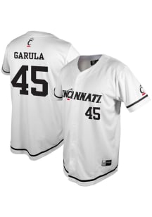 Brenden Garula Genuine Collective Mens White Cincinnati Bearcats NIL Jersey