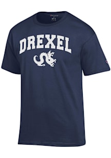 Champion Drexel Dragons Navy Blue University Seal Short Sleeve T Shirt