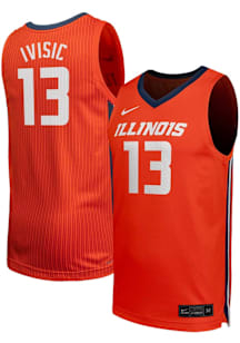 Tomislav Ivisic  Nike Illinois Fighting Illini Orange NIL Name And Number Jersey