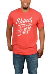 Ink Detroit Red Where I Roll Short Sleeve T Shirt