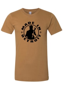 Made In Detroit Camel Brown Made In Short Sleeve T-Shirt