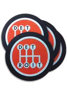 Detroit Made of recycled tired Coaster