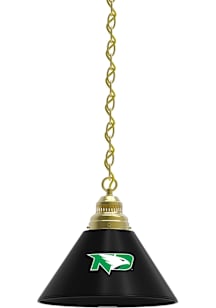 North Dakota Fighting Hawks Single Gold Billiard Lamp