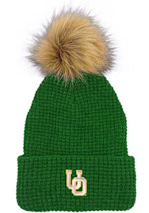 LogoFit Oregon Ducks Kelly Green Belgian Womens Knit Hat