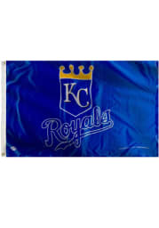 Kansas City Royals 3x5 Grommet Blue Silk Screen Grommet Flag