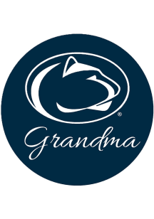Navy Blue Penn State Nittany Lions 3&quot; Grandma Button
