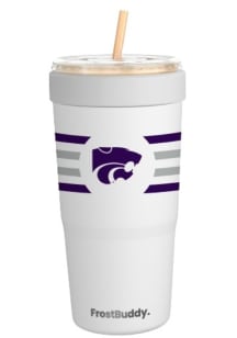 White K-State Wildcats Stainless Steel Stainless Steel Tumbler