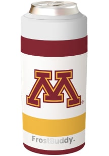 White Minnesota Golden Gophers Team Logo Stainless Steel Coolie