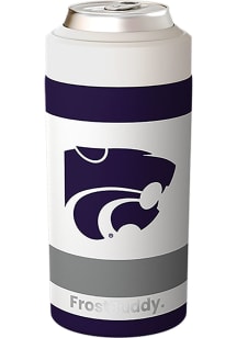 White K-State Wildcats team logo Stainless Steel Coolie