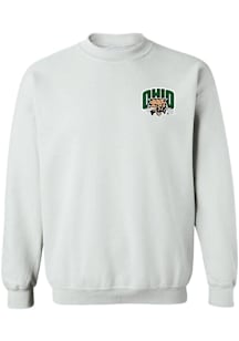 Vive La Fete Ohio Bobcats Womens White Impressions Crew Sweatshirt
