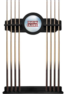 Louisiana Ragin' Cajuns Solid Wood Cue Rack Pool Table