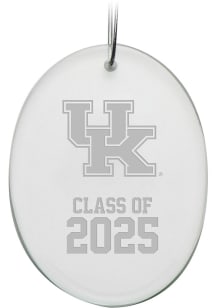 Kentucky Wildcats Class of 2025 Oval Ornament - White