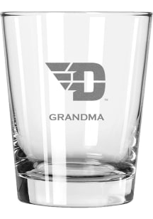 Dayton Flyers Grandma 15oz Rock Glass - White
