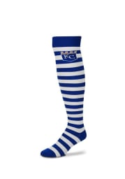 Kansas City Royals Rugby Stripe Womens Knee Socks