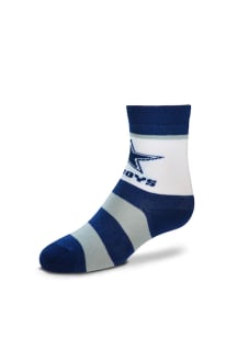 Dallas Cowboys Rugby Stripe Baby Quarter Socks