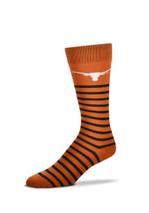 Texas Longhorns Fun Stripe Mens Dress Socks