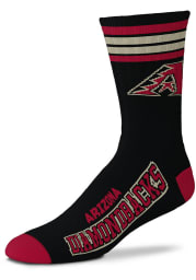 Arizona Diamondbacks Red 4 Stripe Duece Youth Crew Socks