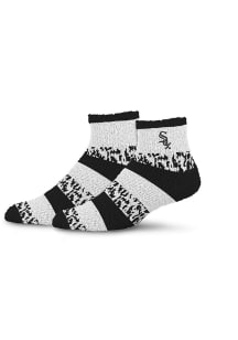 Chicago White Sox Sleepsoft Fuzzy Womens Quarter Socks