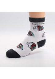 Chicago Blackhawks All Over Baby Quarter Socks