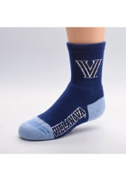 Villanova Wildcats Logo Name Youth Quarter Socks