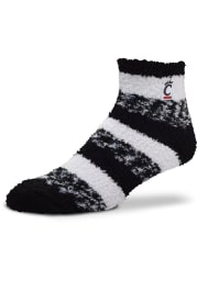 Cincinnati Bearcats Stripe Womens Quarter Socks