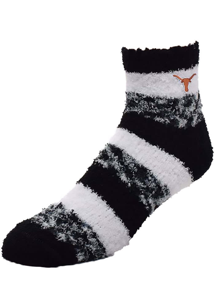 Texas Longhorns Stripe Womens Quarter Socks