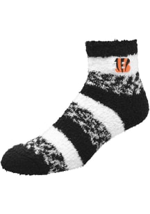 Cincinnati Bengals Stripe Womens Quarter Socks