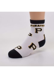 Pittsburgh Pirates All Over Toddler Quarter Socks