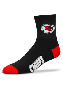 Kansas City Chiefs Team Logo Mens Quarter Socks