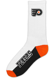 Philadelphia Flyers Color Block Mens Crew Socks
